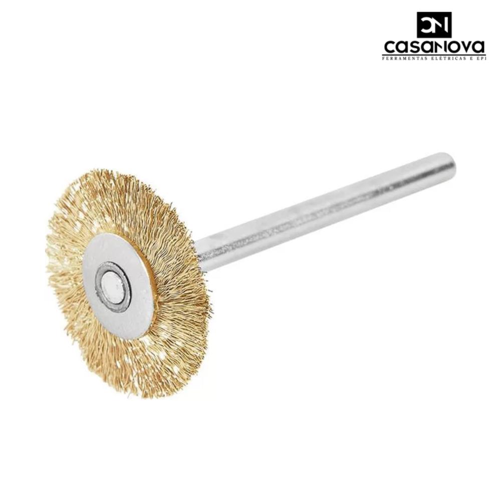 ESCOVA CIRCULAR COM HASTE 20MM HASTE: 3,1MM LATAO VONDER PARA MICRORETIFICA